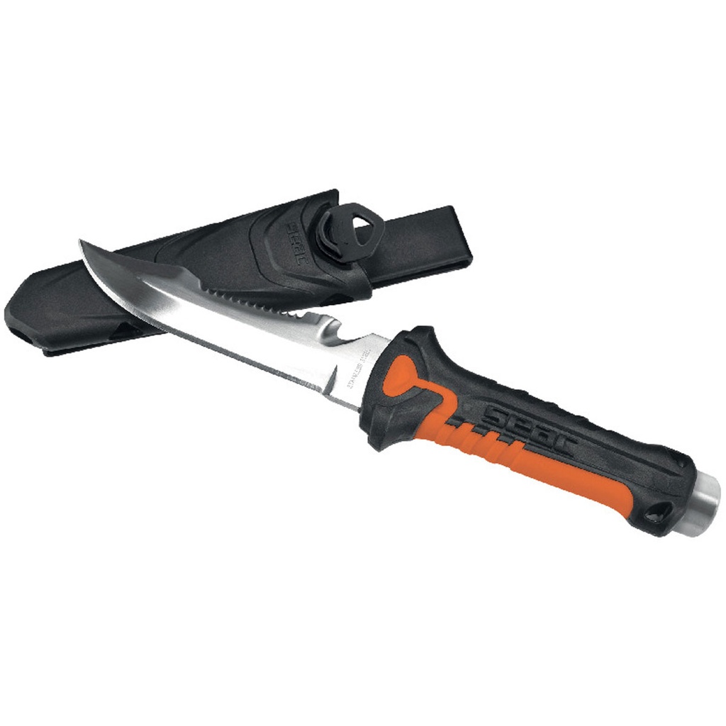 [0550023523000A] Seac Cuchillo Rapid Negro / Naranja