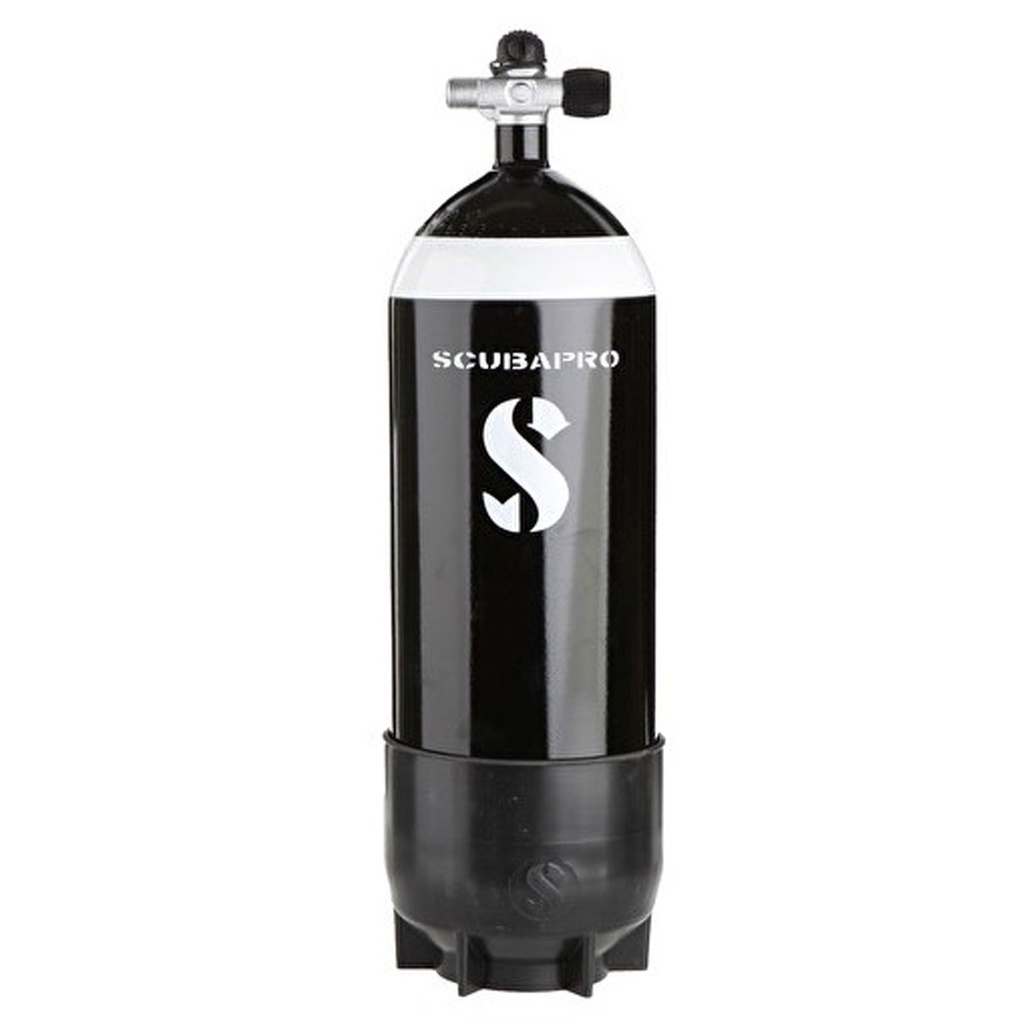 [18.015.121] Scubapro Botella Acero Completa 15L 232Bar 1 Salida Expandible