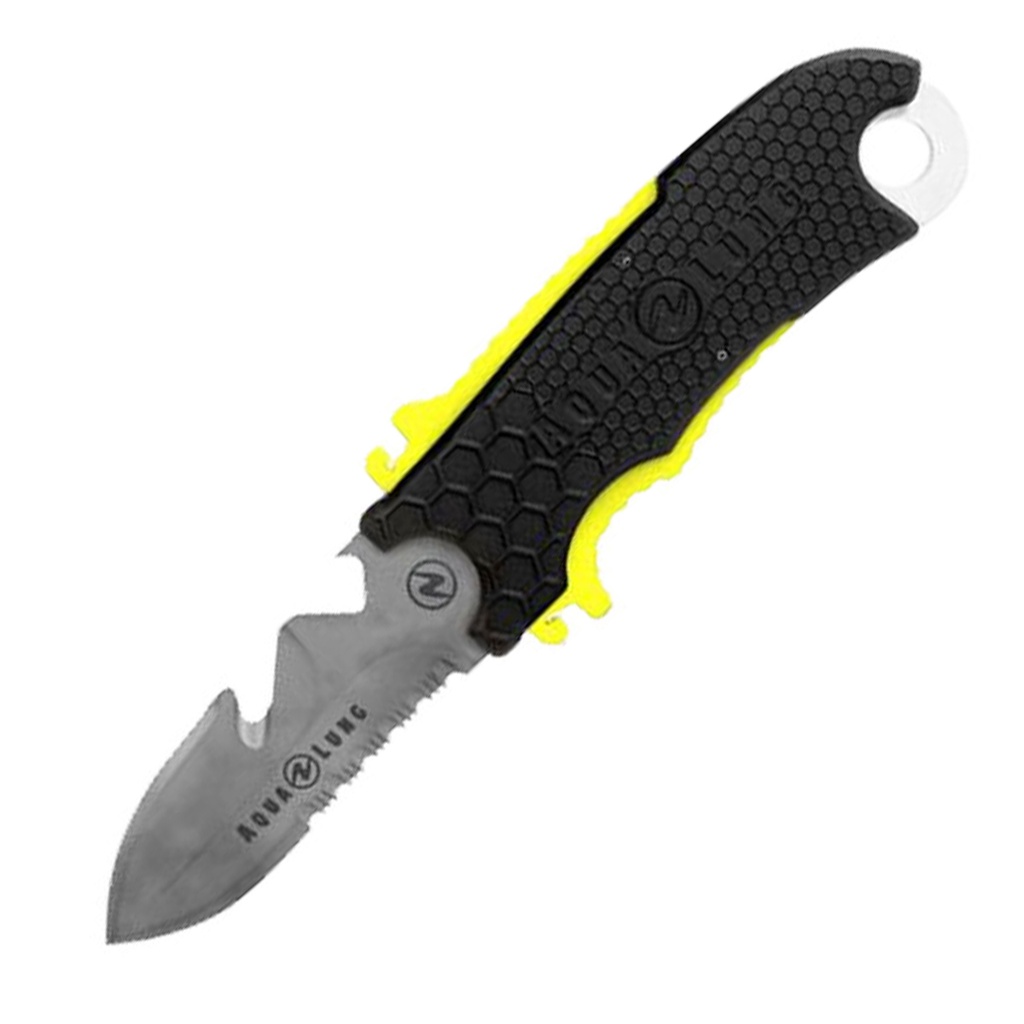 [KN121111-YL] Aqualung Cuchillo Small Squeeze Amarillo