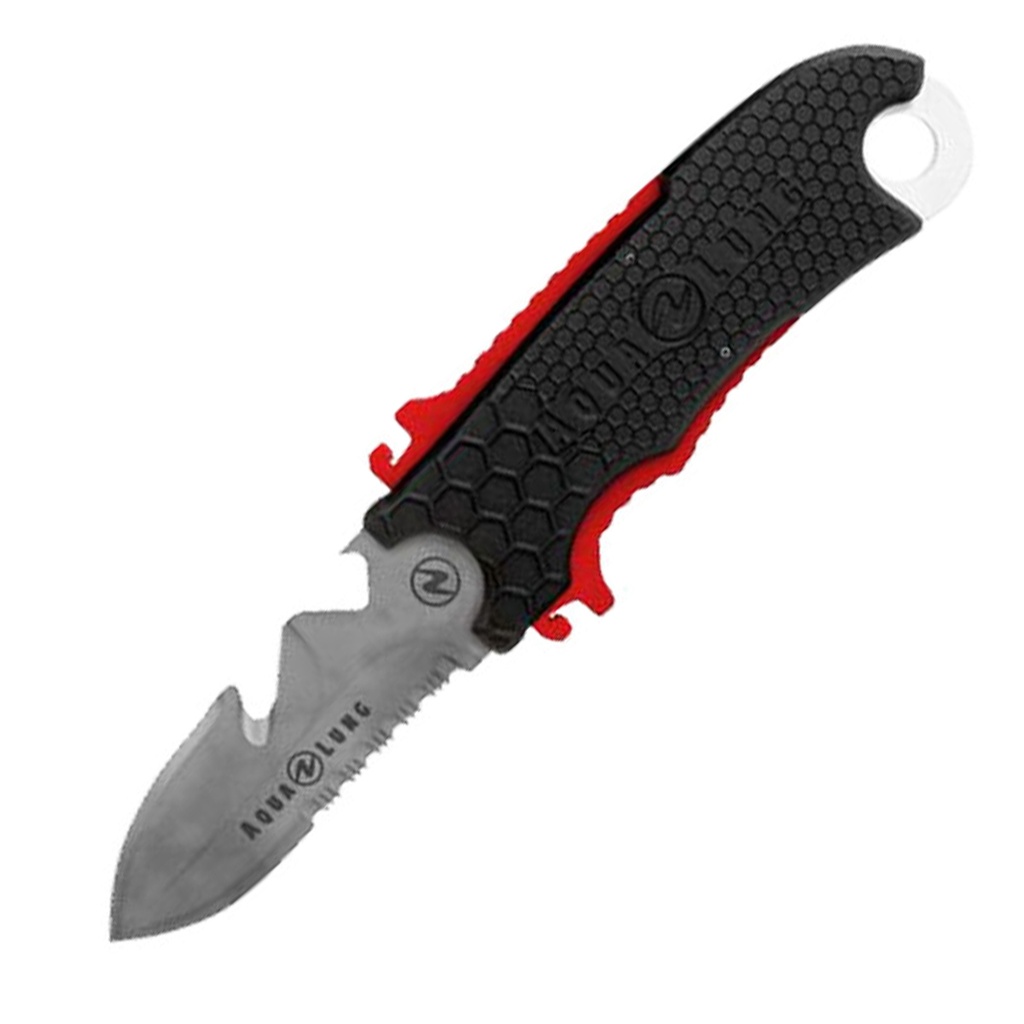 [KN121111-RD] Aqualung Cuchillo Small Squeeze Rojo