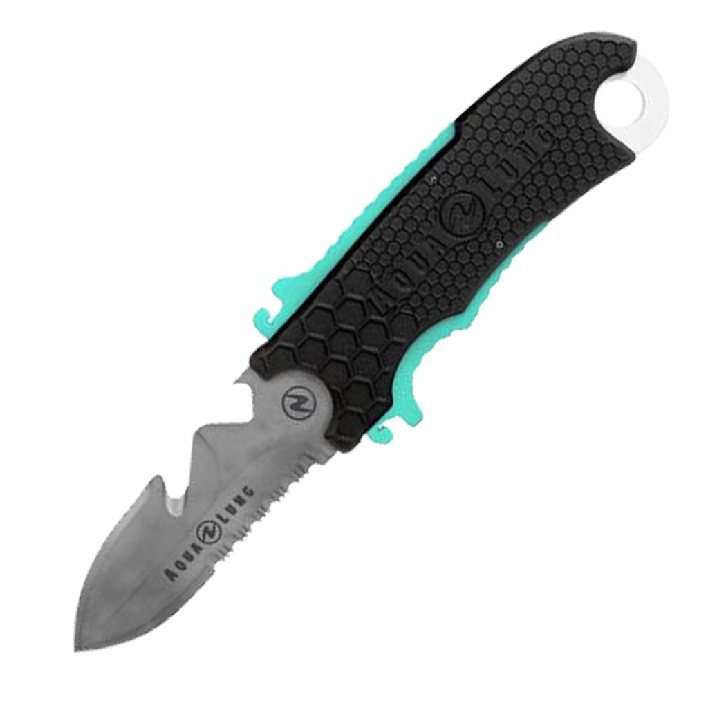 [KN121111-AQ] Aqualung Cuchillo Small Squeeze Turquesa