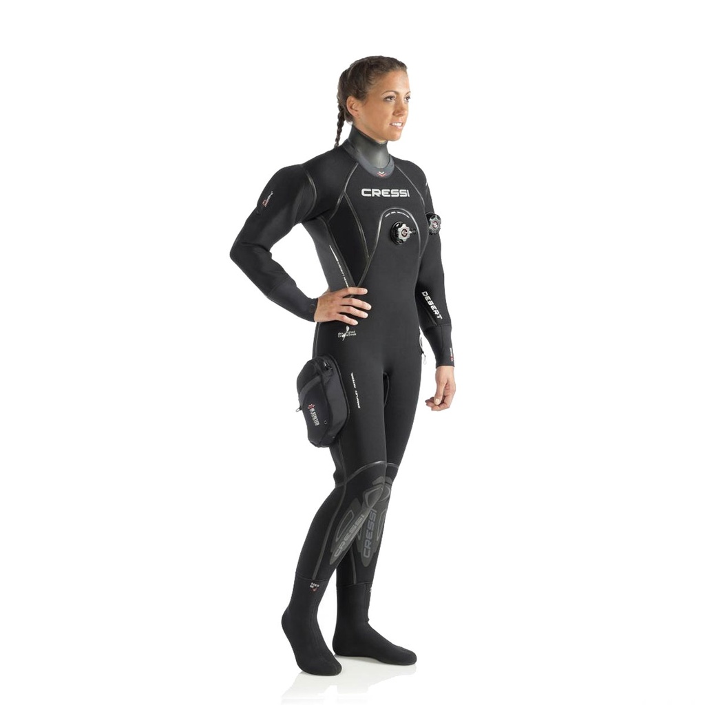 [CLQ 401101] Cressi Traje Seco Desert 4mm Mujer (XS/1)