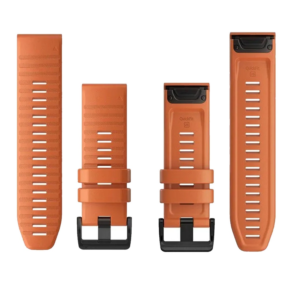 [010-12864-01] Garmin Silicona Correa Naranja Quickfit 26mm