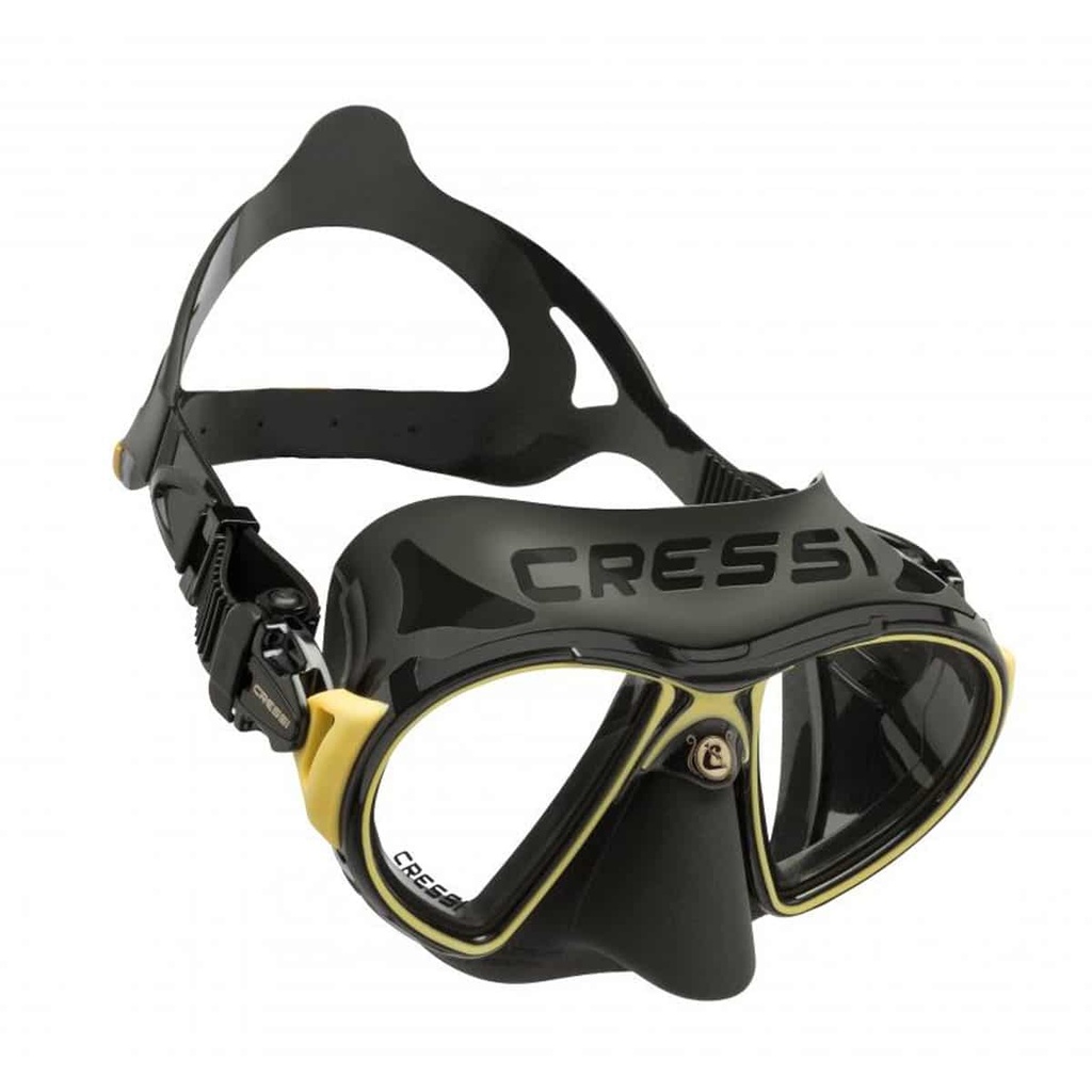 [ADS 475009] Cressi Mascara Zeus Fog Stop Negra / Oro