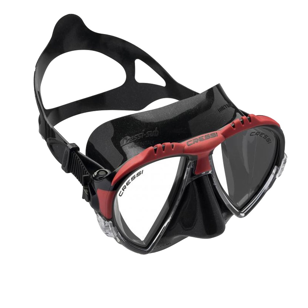 Cressi Mascara Matrix Negra / Rojo