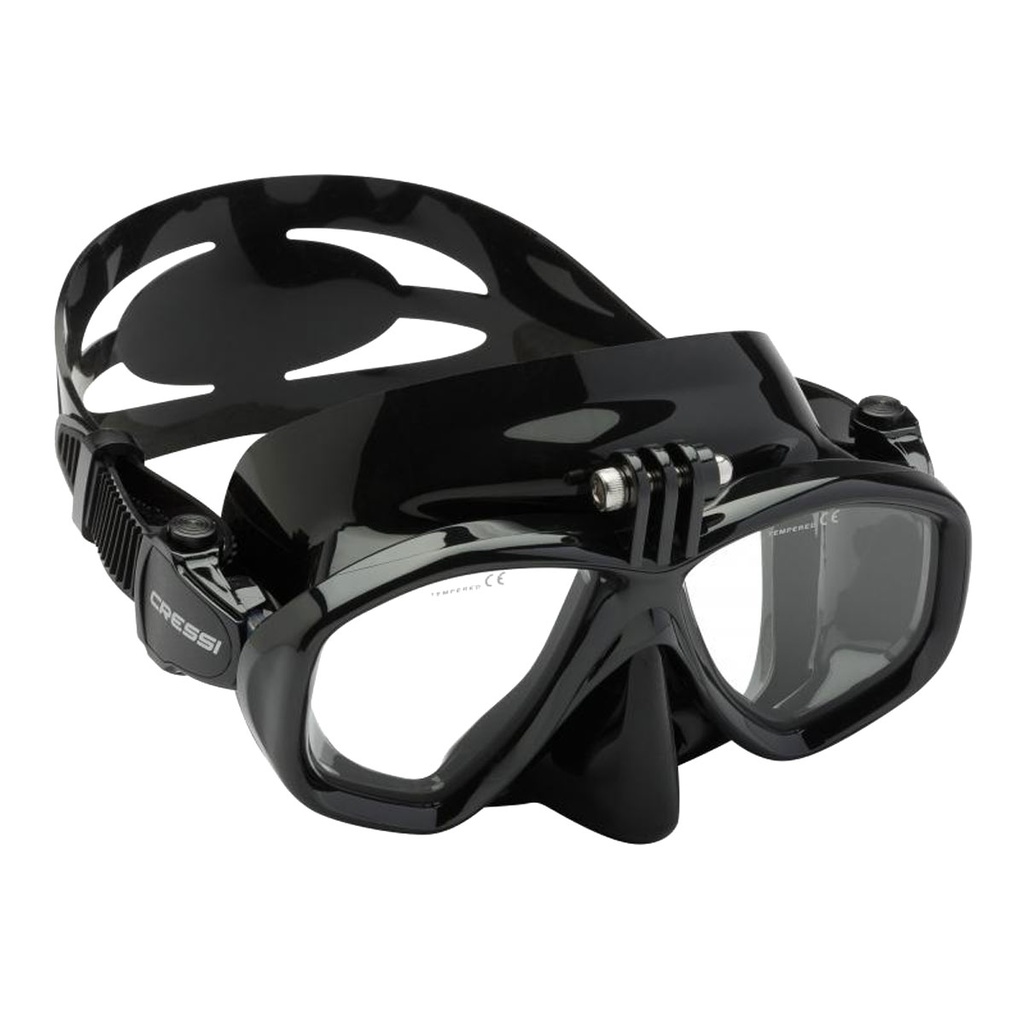 Cressi Mascara Action GoPro Negra