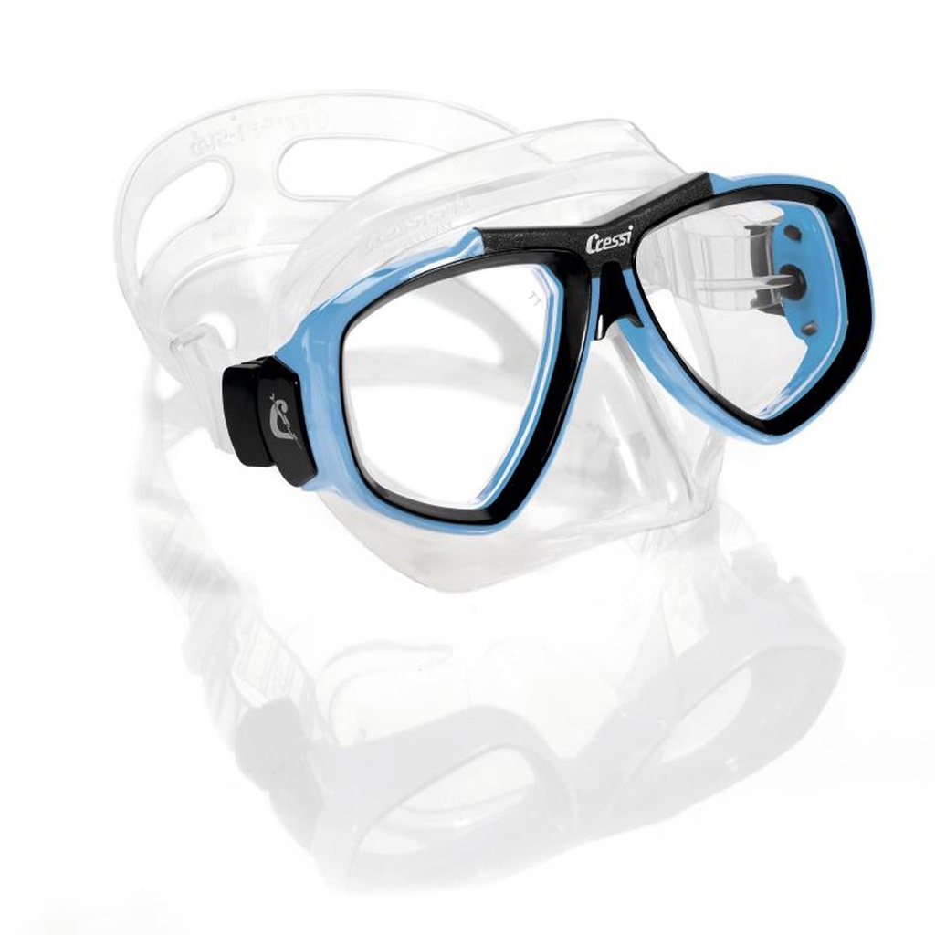 [ADS 241020] Cressi Mascara Focus Transparente / Azul