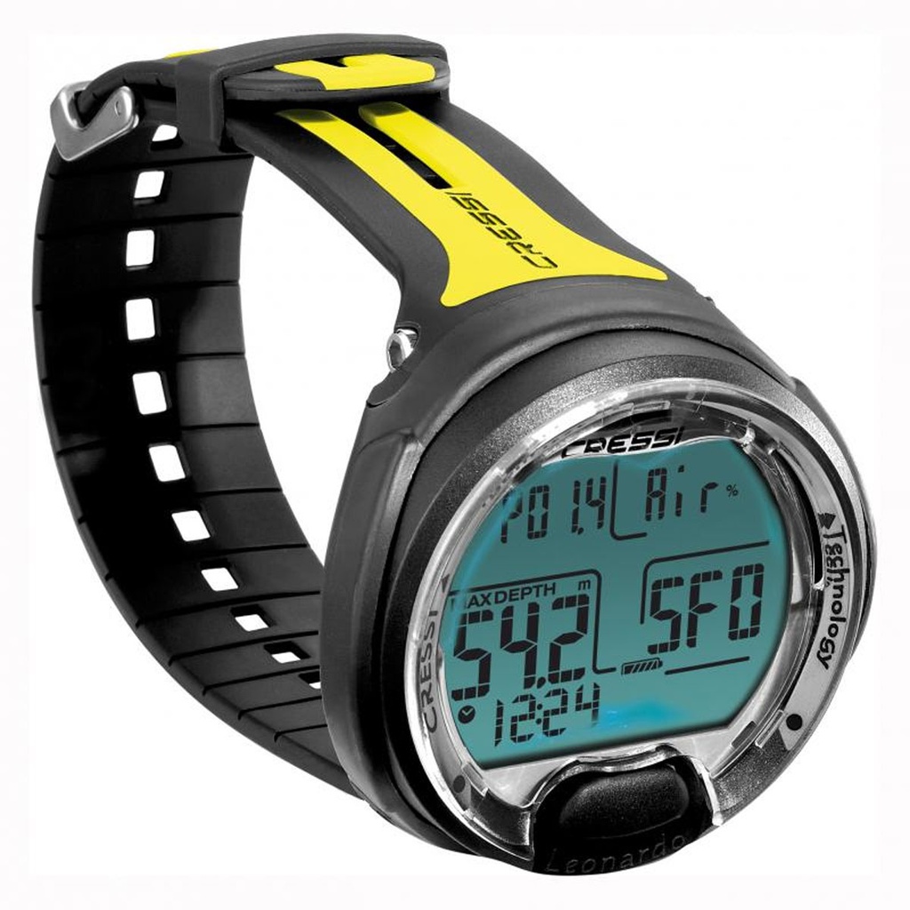 [EKS770051] Cressi Leonardo 2.0 Negro-Amarillo