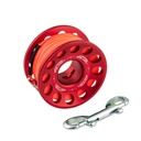 Tecline Carrete Alumino 30m Rojo