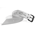 C4 Cinturón Elastico Hebilla Nylon Marsellés Blanco