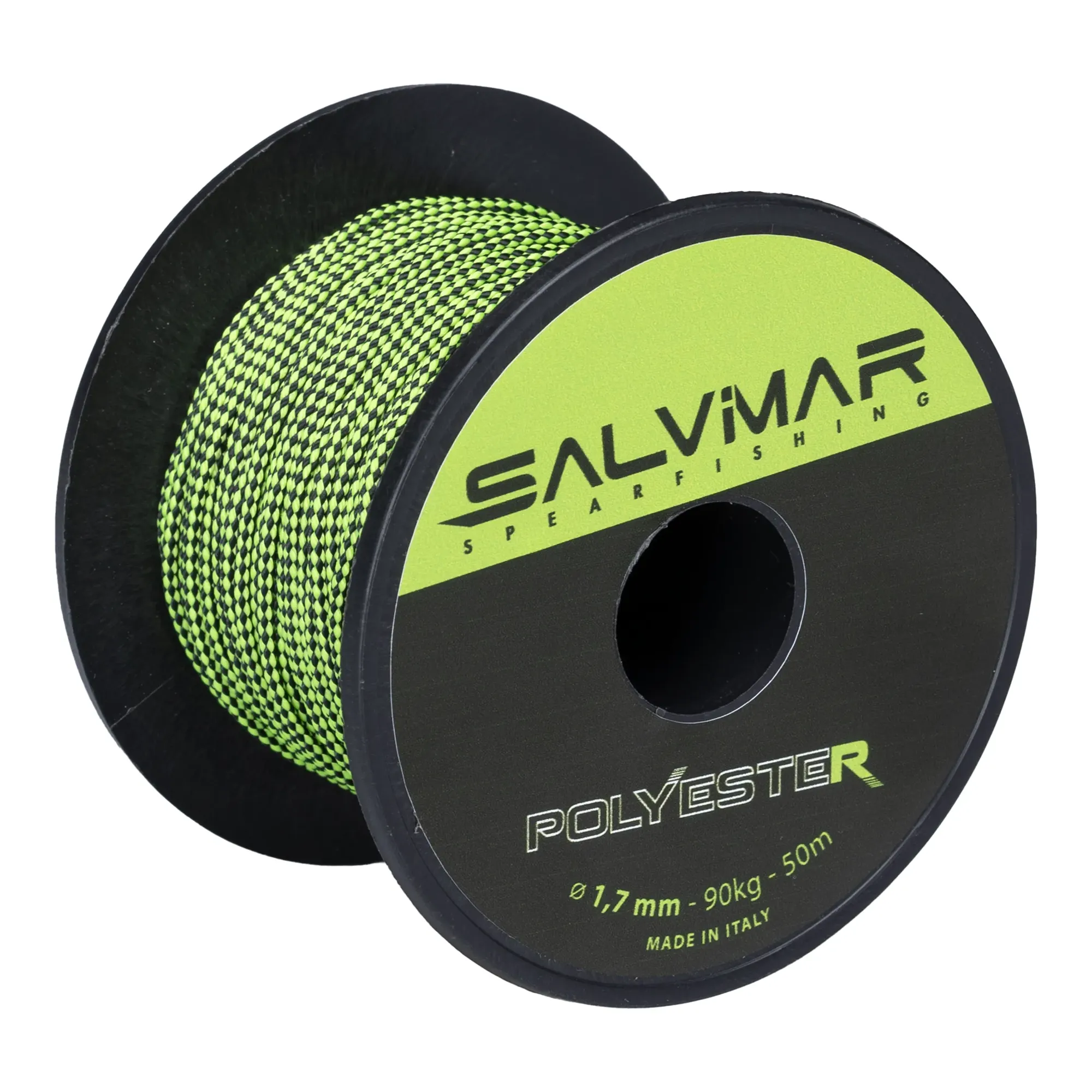 Salvimar Cabo Poliester Negro / Verde Ø1.7mm 50m