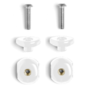 C4 Kit Montaje Calzantes 250 Blanco (2ud)