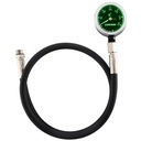 Cressi Minimanómetro Pro Negro con Latiguillo 78cm