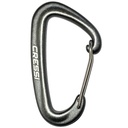 Cressi Mosquetón Aluminio Cierre Inox 80mm